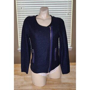 Miss Kelly 1999 Full-Zip Blue Jacket Sz Small